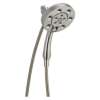 58472-SS-PR Universal Showering Components H2Okinetic In2ition 4-Setting Two-in-One Shower, Lumicoat Stainless