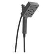 58473-BL Universal Showering Components H2Okinetic In2ition 4-Setting Two-in-One Shower, Matte Black