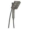 58473-KS-PR25 Universal Showering Components H2Okinetic In2ition 4-Setting Two-in-One Shower, Lumicoat Black Stainless
