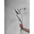 58473-PR25 Universal Showering Components H2Okinetic In2ition 4-Setting Two-in-One Shower, Lumicoat Chrome