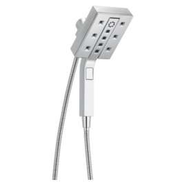 58473-PR25 Universal Showering Components H2Okinetic In2ition 4-Setting Two-in-One Shower, Lumicoat Chrome
