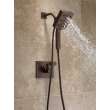 58473-RB Universal Showering Components H2Okinetic In2ition 4-Setting Two-in-One Shower, Venetian Bronze