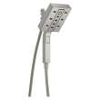 58473-SS-PR25 Universal Showering Components H2Okinetic In2ition 4-Setting Two-in-One Shower, Lumicoat Stainless