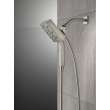 58473-SS-PR25 Universal Showering Components H2Okinetic In2ition 4-Setting Two-in-One Shower, Lumicoat Stainless