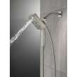 58473-SS-PR25 Universal Showering Components H2Okinetic In2ition 4-Setting Two-in-One Shower, Lumicoat Stainless