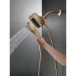 58474-CZ-PR25 Universal Showering Components H2Okinetic In2ition 5-Setting Two-In-One Shower, Lumicoat Champagne Bronze
