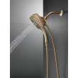 58474-CZ-PR25 Universal Showering Components H2Okinetic In2ition 5-Setting Two-In-One Shower, Lumicoat Champagne Bronze