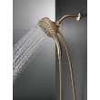 58474-CZ-PR25 Universal Showering Components H2Okinetic In2ition 5-Setting Two-In-One Shower, Lumicoat Champagne Bronze