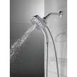 58474-PR Universal Showering Components H2Okinetic In2ition 5-Setting Two-in-One Shower, Lumicoat Chrome