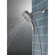 58474-SS-PR25 Universal Showering Components H2Okinetic In2ition 5-Setting Two-in-One Shower, Lumicoat Stainless