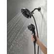 58480-BL-PK Universal Showering Components H2Okinetic In2ition 5-Setting Two-in-One Shower, Matte Black