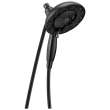 58480-BL-PK Universal Showering Components H2Okinetic In2ition 5-Setting Two-in-One Shower, Matte Black
