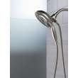 58480-SS-PR25-PK Universal Showering Components H2Okinetic In2ition 5-Setting Two-In-One Shower, Lumicoat Stainless