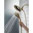 58569-CZ-PR25-PK Universal Showering Components In2ition 5-Setting Two-In-One Shower, Lumicoat Champagne Bronze