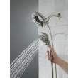 58569-SS-PR-PK Universal Showering Components In2ition 5-Setting Two-In-One Shower, Lumicoat Stainless