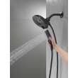 58620-BL-PK Universal Showering Components In2ition H2Okinetic 5-Setting Two-in-One Shower, Matte Black