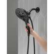 58620-BL25-PK Universal Showering Components In2ition H2Okinetic 5-Setting Two-in-One Shower, Matte Black
