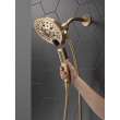 58620-CZ-PR25-PK Universal Showering Components H2Okinetic In2ition 5-Setting Two-In-One Shower, Lumicoat Champagne Bronze