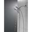 58620-PR-PK Universal Showering Components H2Okinetic In2ition 5-Setting Two-In-One Shower, Lumicoat Chrome