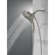 58620-SS25-PK Universal Showering Components In2ition H2Okinetic 5-Setting Two-in-One Shower, Stainless