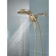 58680-CZ Universal Showering Components HydroRain H2Okinetic 5-Setting Two-in-One Shower Head, Champagne Bronze