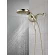 58680-PN-PR25 Universal Showering Components HydroRain H2Okinetic 5-Setting Two-In-One Shower Head, Lumicoat Polished Nickel