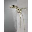 58680-PN25 Universal Showering Components HydroRain H2Okinetic 5-Setting Two-in-One Shower Head, Polished Nickel