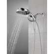 58680-PR25 Universal Showering Components HydroRain H2Okinetic 5-Setting Two-in-One Shower Head, Lumicoat Chrome