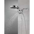 58680-PR25 Universal Showering Components HydroRain H2Okinetic 5-Setting Two-in-One Shower Head, Lumicoat Chrome