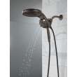 58680-RB25 Universal Showering Components HydroRain H2Okinetic 5-Setting Two-in-One Shower Head, Venetian Bronze