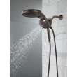 58680-RB25 Universal Showering Components HydroRain H2Okinetic 5-Setting Two-in-One Shower Head, Venetian Bronze