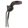 58680-RB Universal Showering Components HydroRain H2Okinetic 5-Setting Two-in-One Shower Head, Venetian Bronze