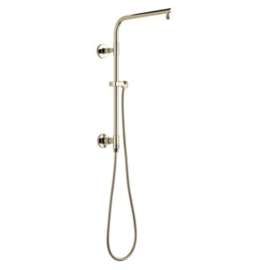 58810-PN-PR Universal Showering Components Emerge 18" Round Shower Column, Lumicoat Polished Nickel