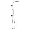 58810-PR Universal Showering Components Emerge 18" Round Shower Column, Lumicoat Chrome