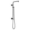 58820-BL Universal Showering Components Shower Column 26" Round, Matte Black