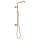 58820-CZ-PR Universal Showering Components Emerge 26" Round Shower Column, Lumicoat Champagne Bronze