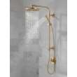 52158-CZ-PR25 Universal Showering Components Single-Setting Metal Raincan Shower Head, Lumicoat Champagne Bronze
