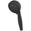 59445-BL-PK Universal Showering Components H2Okinetic 5-Setting Hand Shower, Matte Black
