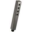 59567-KS-PR-PK Universal Showering Components H2Okinetic Single-Setting Hand Shower, Lumicoat Black Stainless