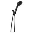 75511BL Universal Showering Components 5 Setting Hand Shower, Matte Black