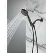 75511BL Universal Showering Components 5 Setting Hand Shower, Matte Black