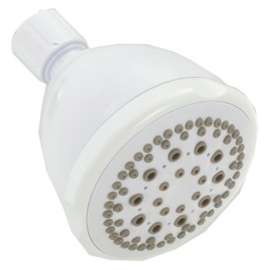 75564CWH Universal Showering Components 5-Setting Shower Head, White