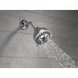 75569C Universal Showering Components H2Okinetic 5-Setting Shower Head, Chrome
