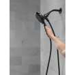 75609BL Universal Showering Components 6-Setting SureDock Magnetic Hand Shower, Matte Black