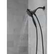75609BL Universal Showering Components 6-Setting SureDock Magnetic Hand Shower, Matte Black
