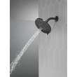 75617BL Universal Showering Components 4 Setting Shower Head, Matte Black