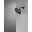 75617BL Universal Showering Components 4 Setting Shower Head, Matte Black