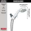75700Universal Showering Components 7-Setting Hand Shower, Chrome