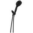 75740BL Universal Showering Components 6-Setting Hand Shower with Cleaning Spray, Matte Black