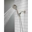 75740SN Universal Showering Components 6-Setting Hand Shower with Cleaning Spray, Spotshield Brushed Nickel
